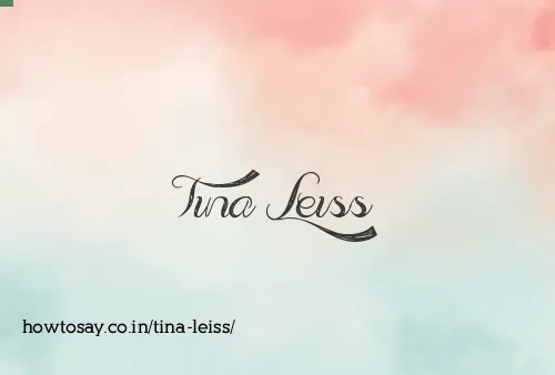 Tina Leiss