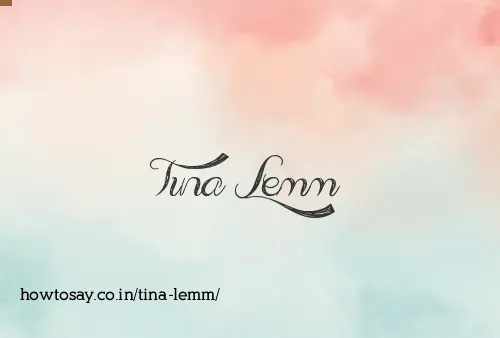 Tina Lemm