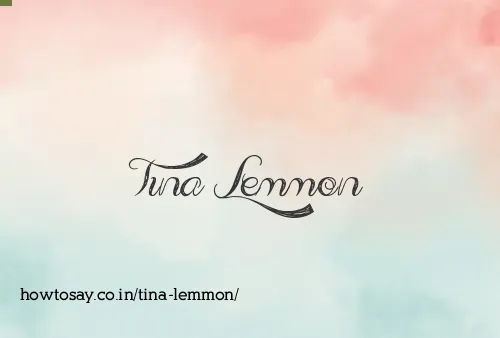 Tina Lemmon