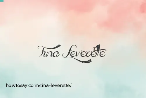 Tina Leverette