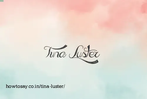 Tina Luster