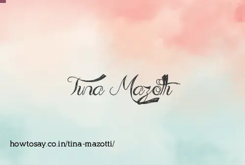 Tina Mazotti
