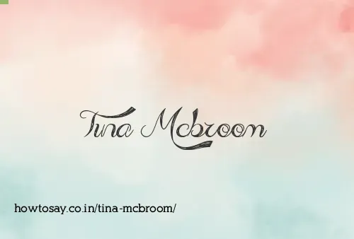 Tina Mcbroom