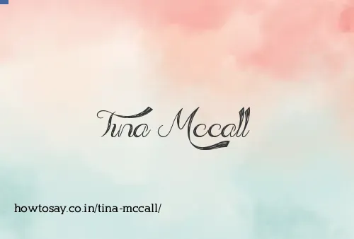 Tina Mccall