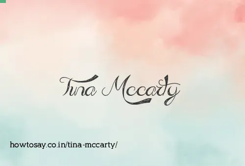 Tina Mccarty
