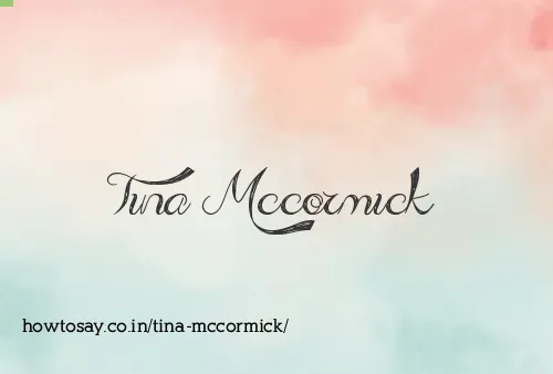 Tina Mccormick