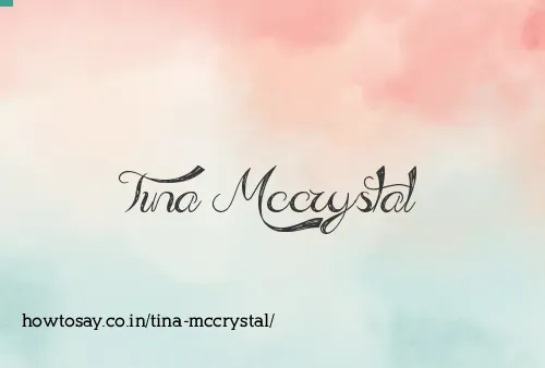 Tina Mccrystal