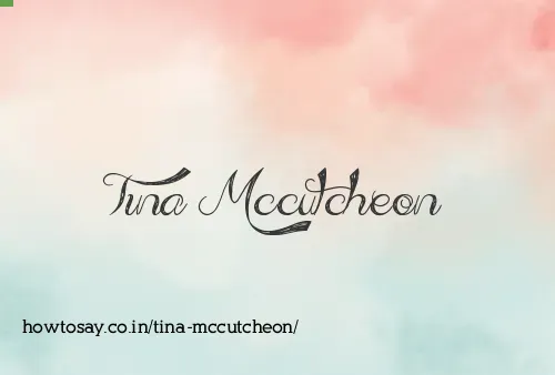 Tina Mccutcheon