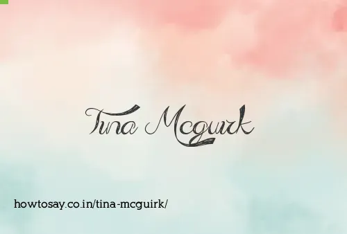 Tina Mcguirk