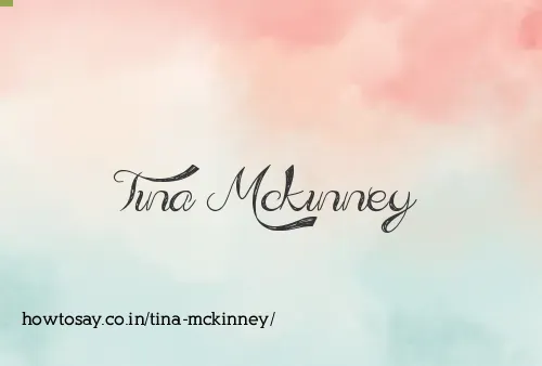 Tina Mckinney