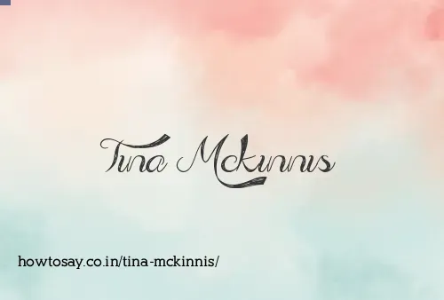 Tina Mckinnis
