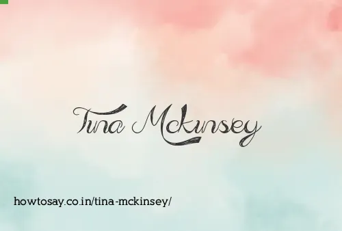 Tina Mckinsey