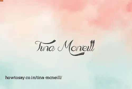 Tina Mcneill