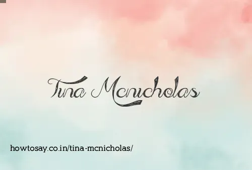 Tina Mcnicholas