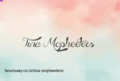 Tina Mcpheeters