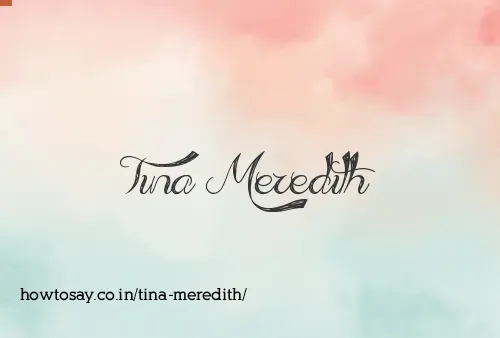 Tina Meredith