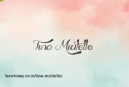 Tina Miritello