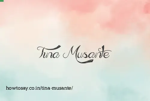 Tina Musante