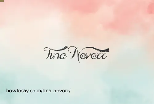 Tina Novorr