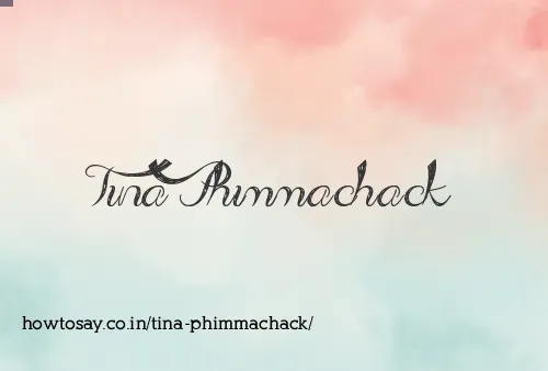 Tina Phimmachack
