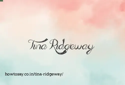 Tina Ridgeway