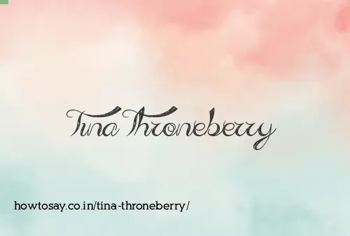 Tina Throneberry