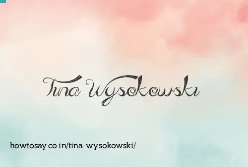 Tina Wysokowski