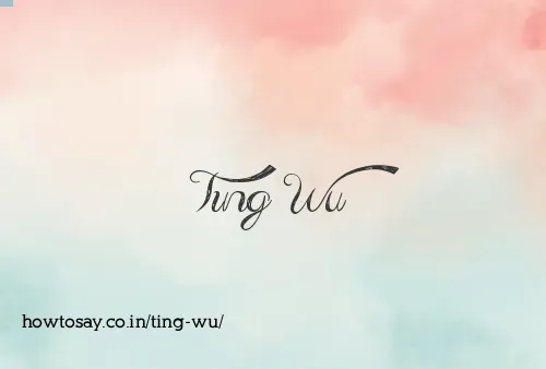 Ting Wu