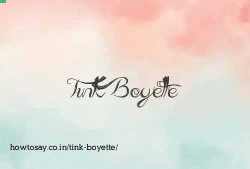 Tink Boyette