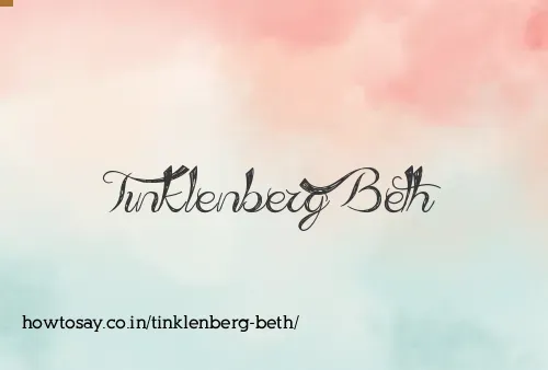 Tinklenberg Beth