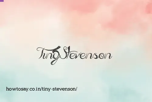 Tiny Stevenson