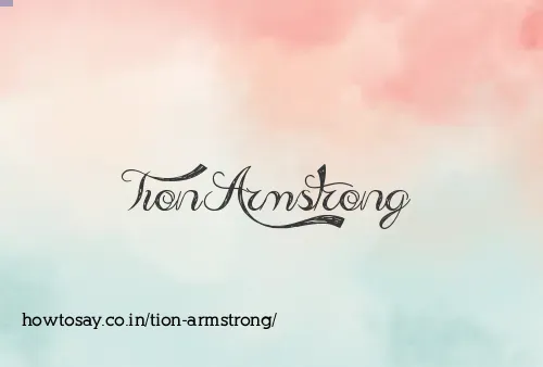 Tion Armstrong