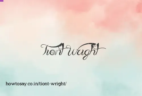 Tiont Wright