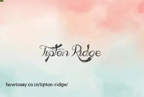 Tipton Ridge