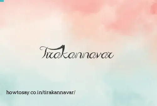 Tirakannavar