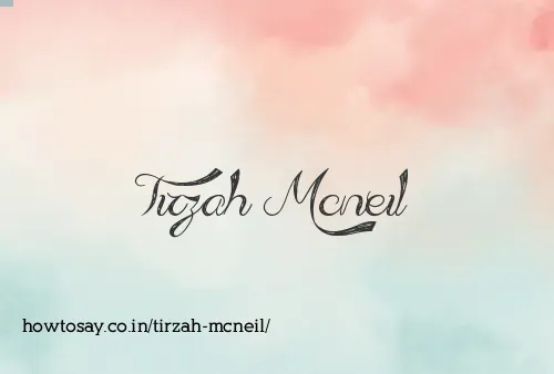 Tirzah Mcneil