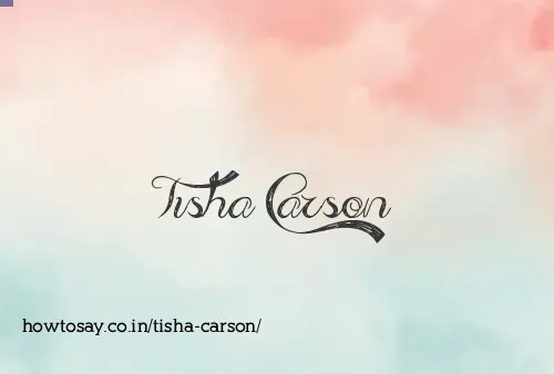 Tisha Carson