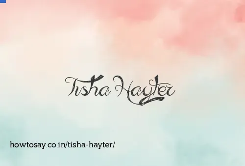 Tisha Hayter