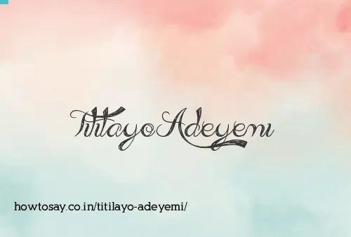 Titilayo Adeyemi