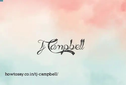 Tj Campbell