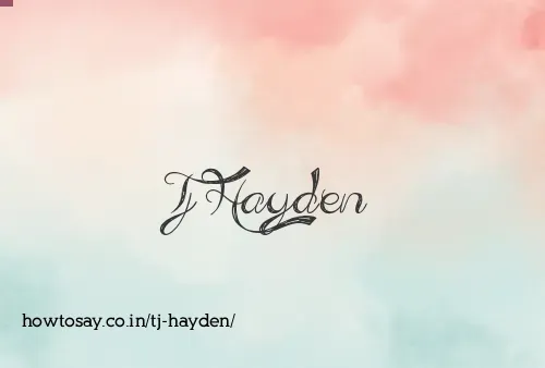 Tj Hayden