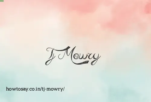 Tj Mowry