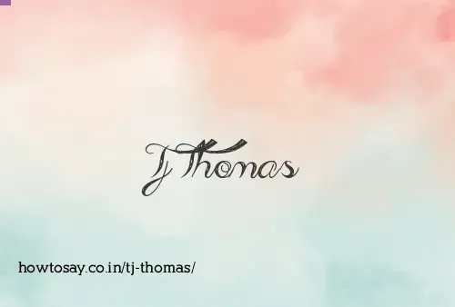 Tj Thomas