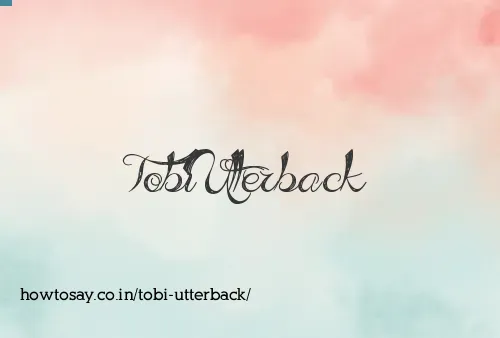 Tobi Utterback
