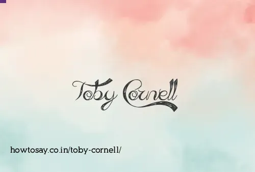 Toby Cornell