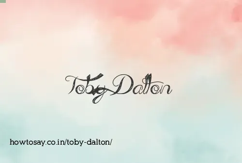 Toby Dalton