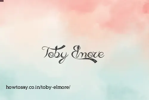 Toby Elmore