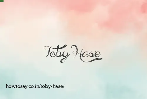 Toby Hase