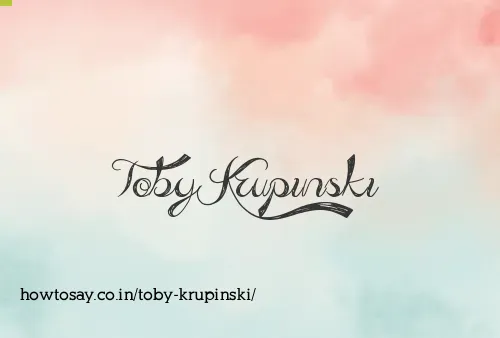 Toby Krupinski