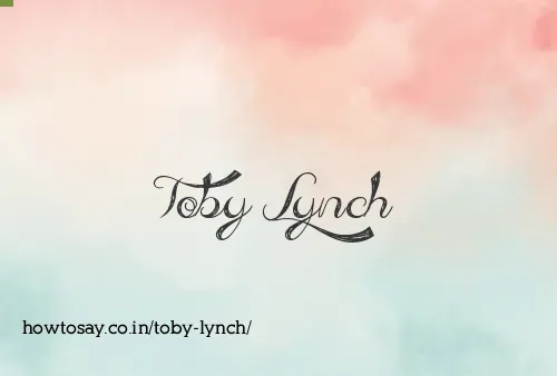 Toby Lynch